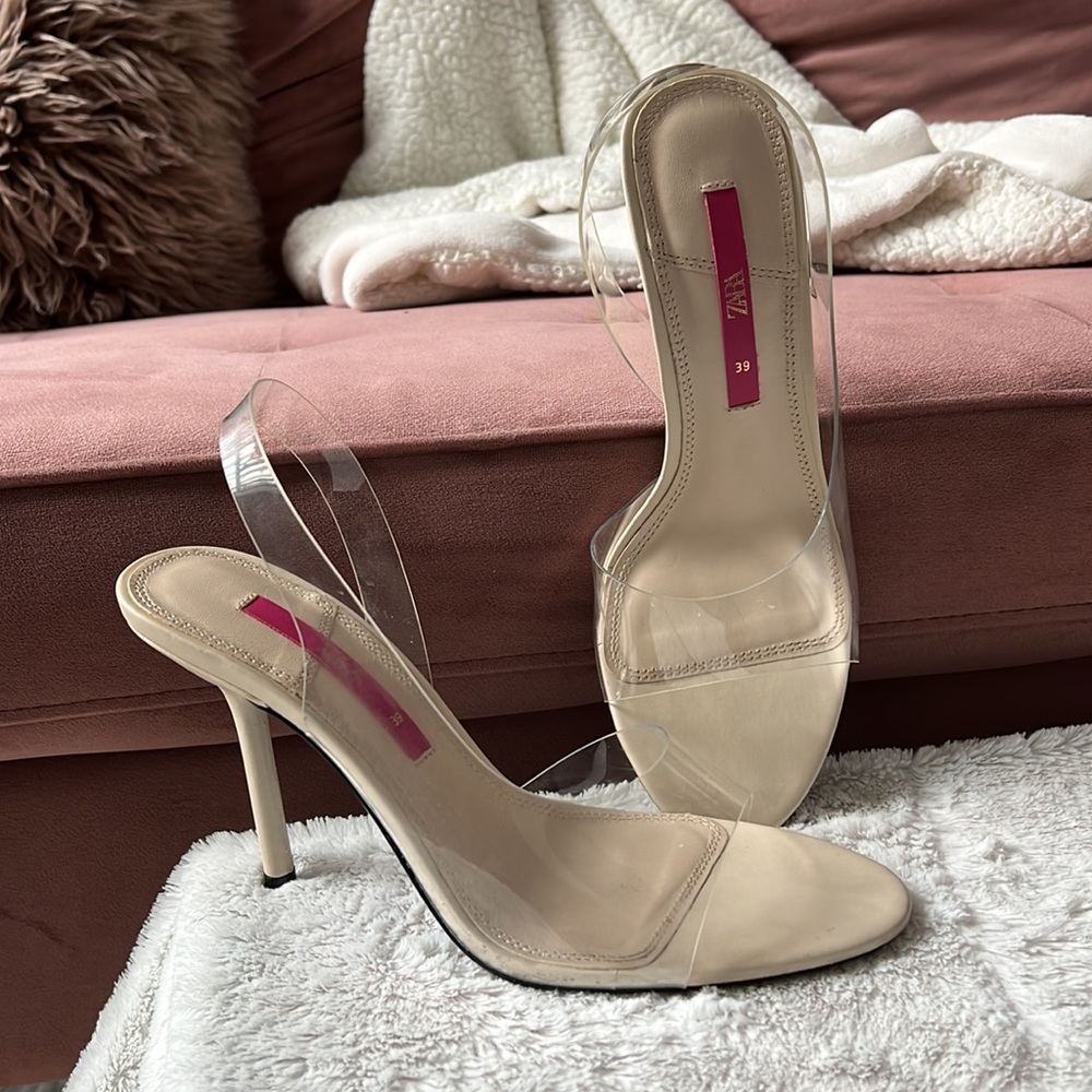 Zara Clear Heels